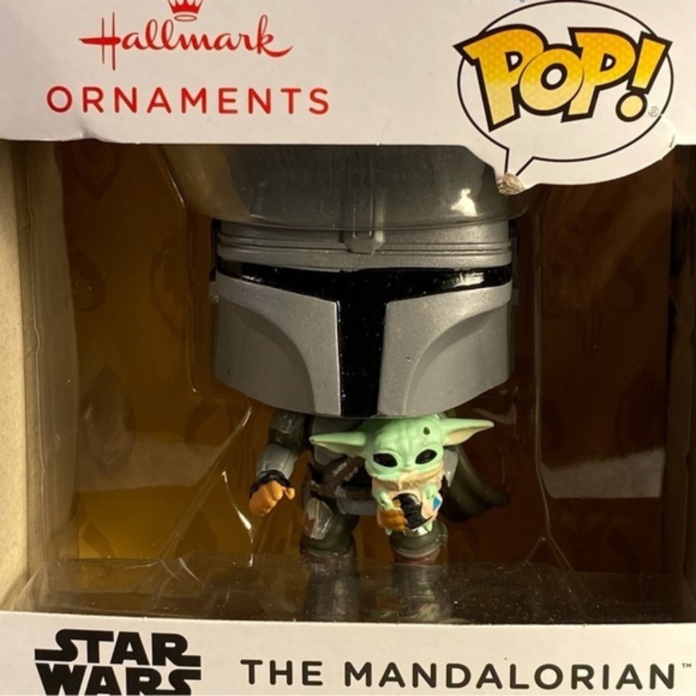 Hallmark Star Wars‎ Ornament Funko Pop The Mandalorain & Grogu - Picture 4 of 6